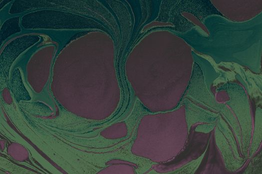 Stunning abstract marble design with swirling green and purple patterns for artistic backgrounds.