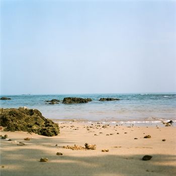 The beach