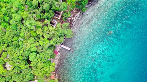 Fotografía De Vista Aérea De La Playa