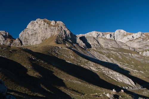 Clear Sky over Mountains