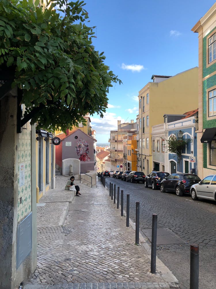 Parked Cars On An Alley