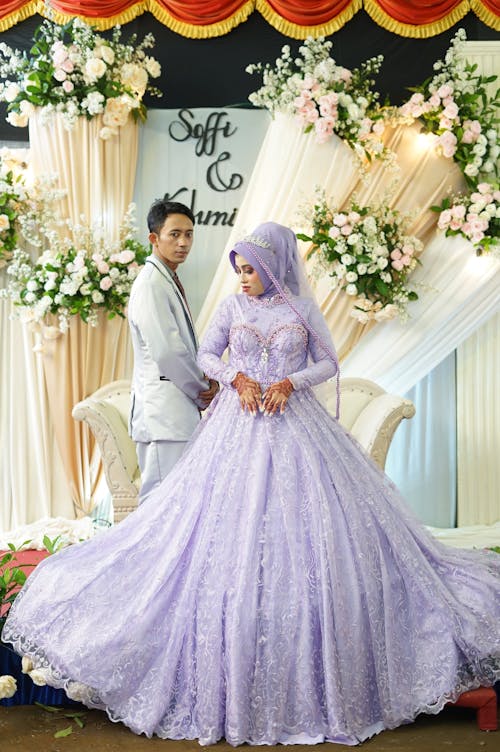 Traditional Wedding Couple on a Ceremony 