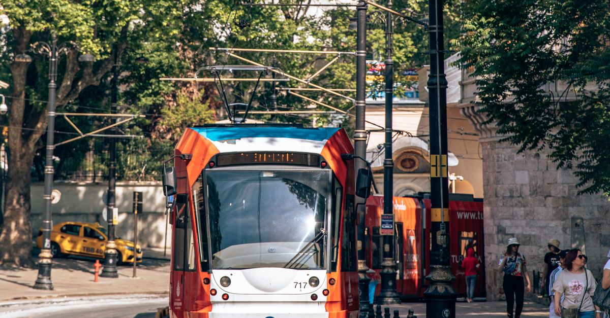 Transport Line Tram Lines Public Transport on Railways · Free Stock Photo