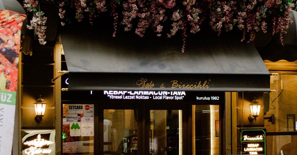 Facade of a Restaurant in a City