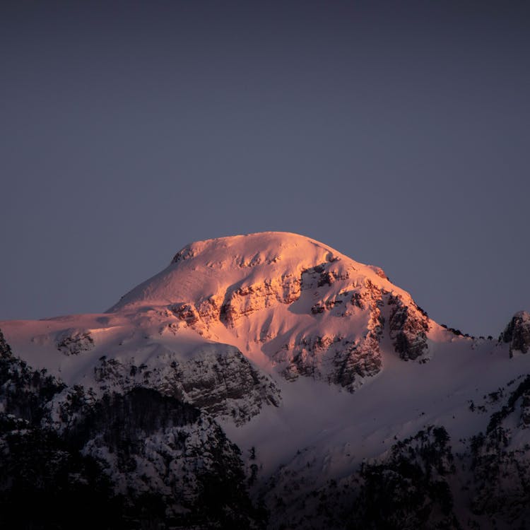 Scenic View Of Snowcapped Mountains 