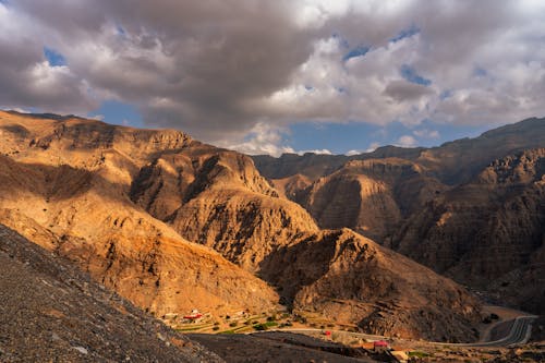 Clouds over Arid Mountains 