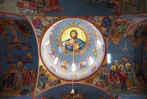 Paintings on Church Ceiling