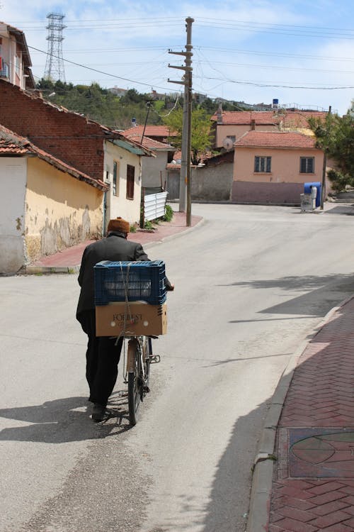 Kostnadsfri bild av by, byar, cykel