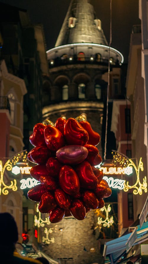 Kostnadsfri bild av ballonger, dekorationer, galatatornet