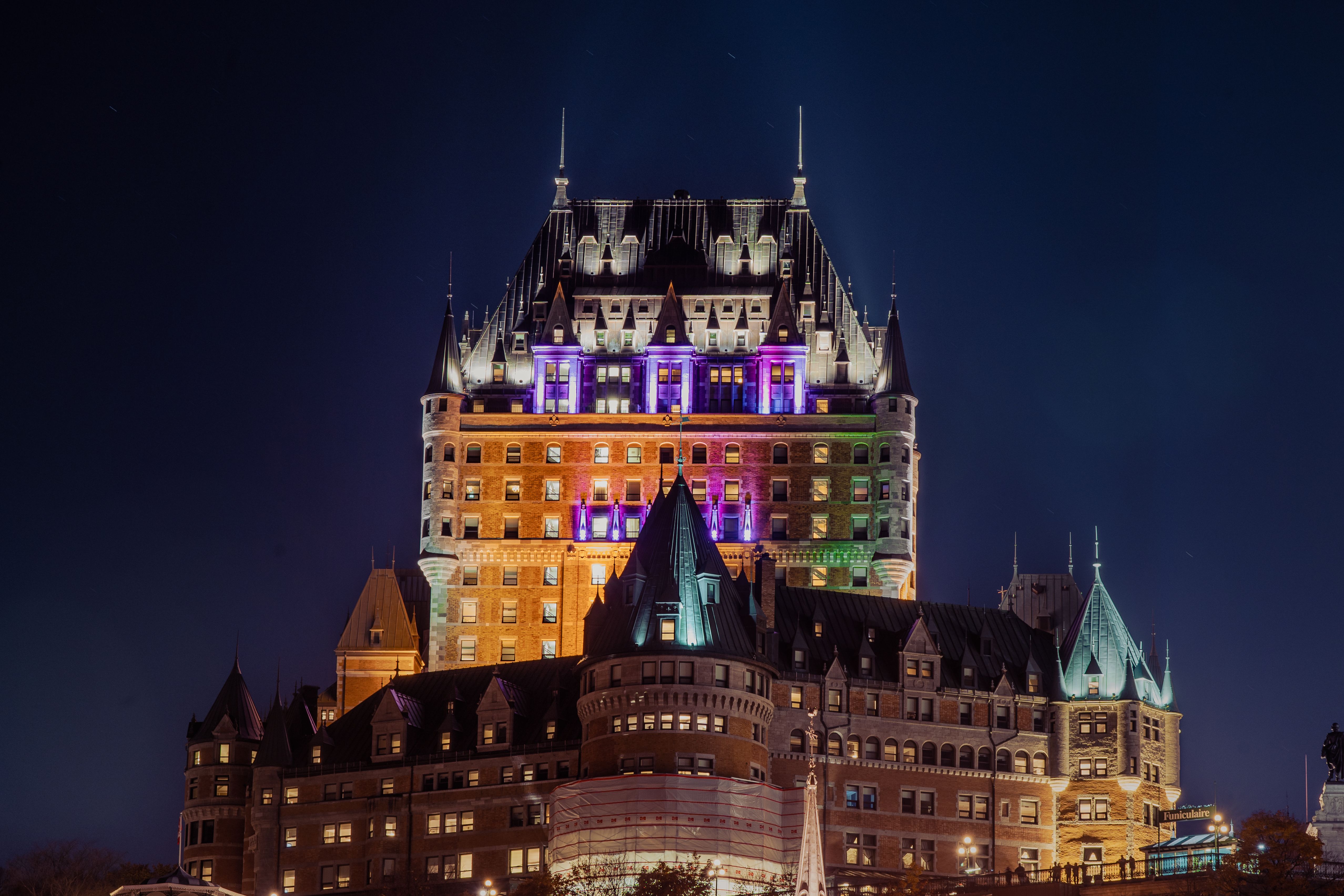 Miễn phí Ảnh lưu trữ miễn phí về château frontenac, chiếu sáng, đêm Ảnh lưu trữ