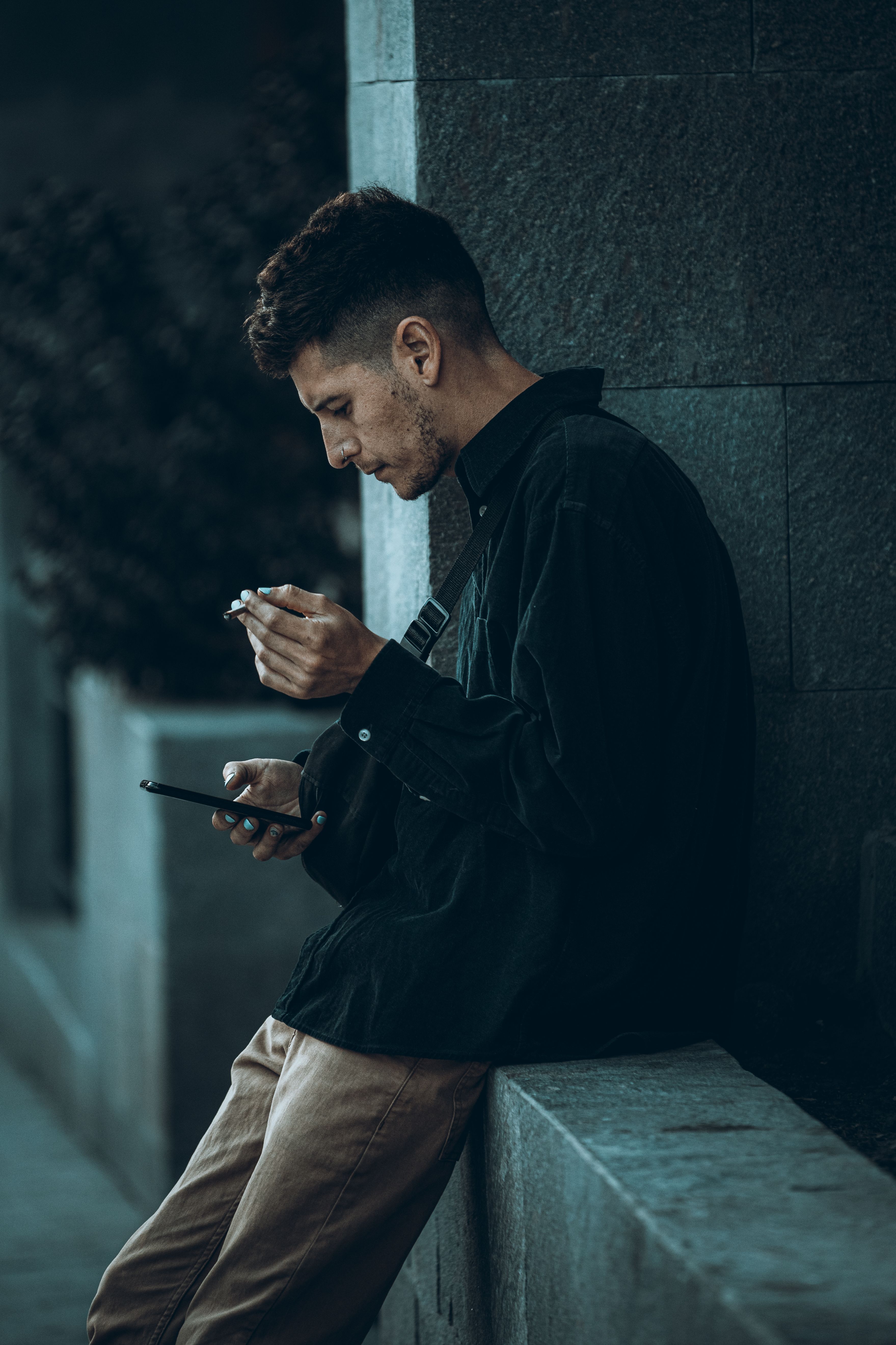 casual cigarette smoking Guy Thoughtful Guy Dressed Stock Photo 1128937991 How That Casual Drunk Cigarette