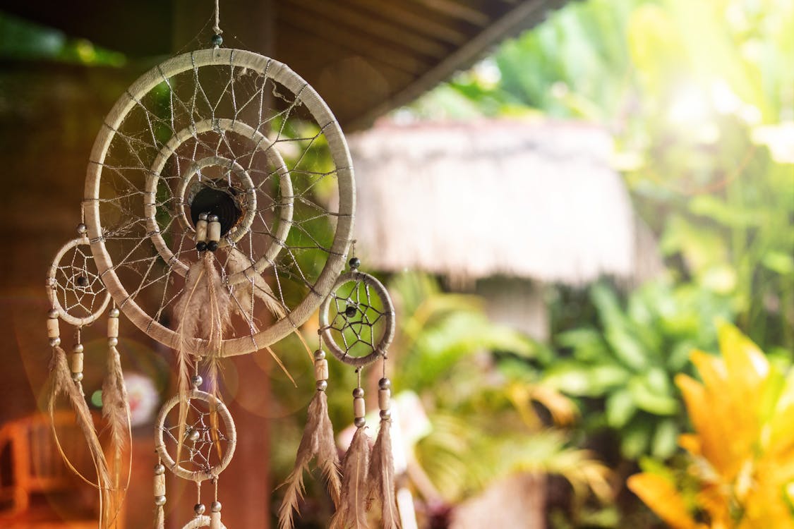 Free Selective Focus Photo of Dreamcatcher Stock Photo