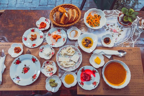 Fotos de stock gratuitas de desayuno turco