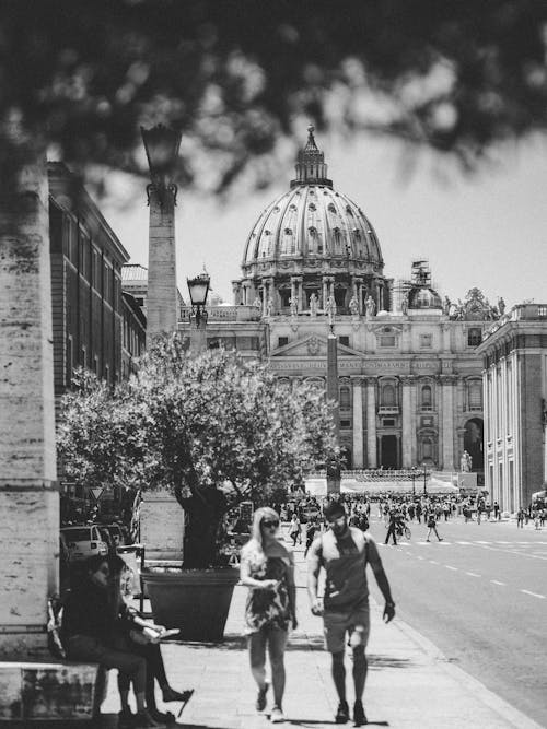 Free stock photo of architecture, city, couple