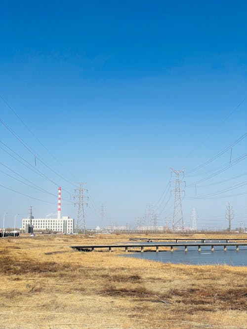 Foto d'estoc gratuïta de canvi climàtic, cel clar, central elèctrica