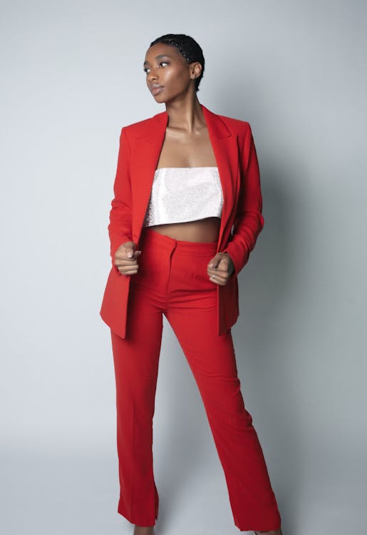 Photo of Beautiful Woman wearing Red Blazer · Free Stock Photo