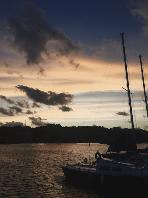 Free stock photo of blue, boat, evening