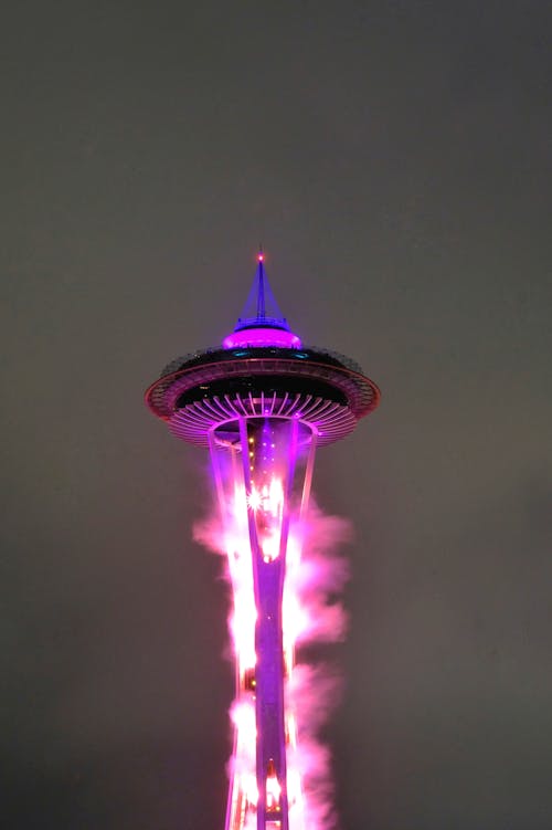 Photos gratuites de aiguille spatiale de seattle, architecture urbaine, attraction touristique