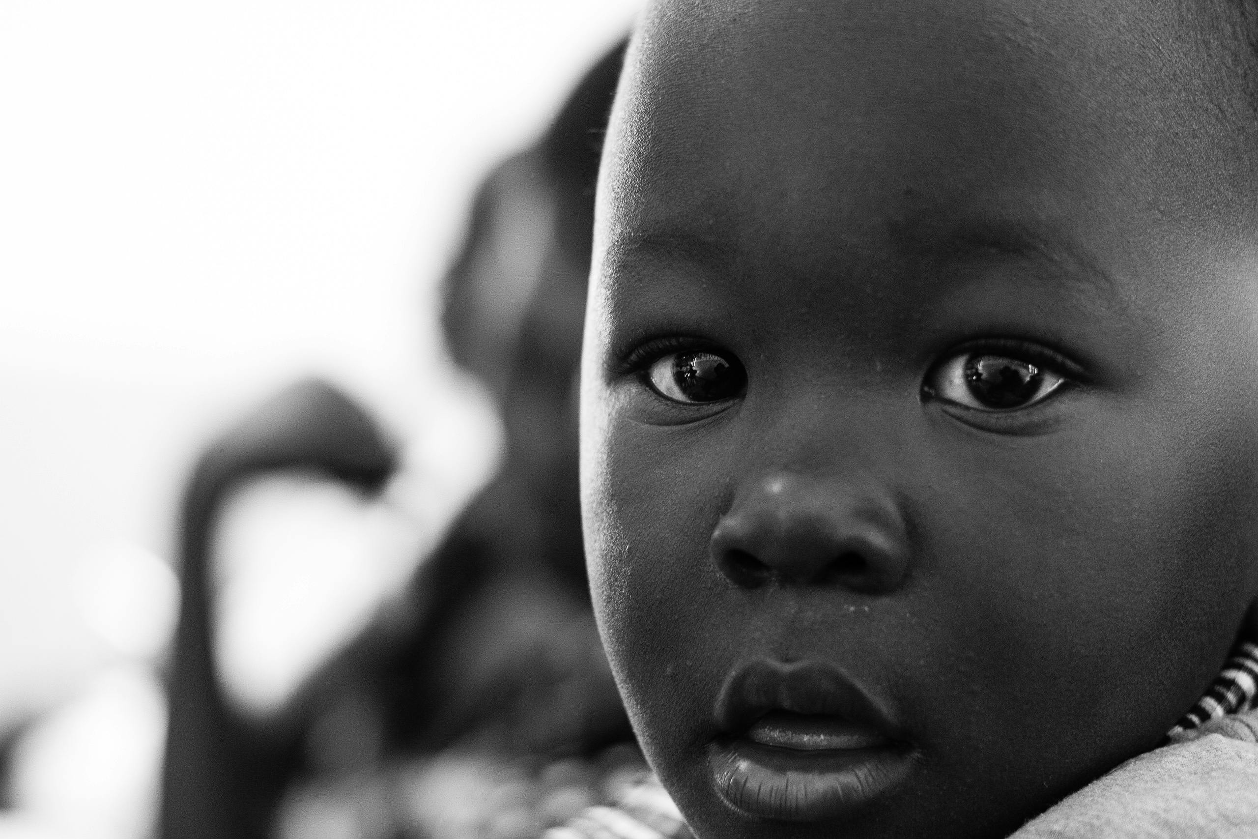 Free stock photo of black and white, black and-white, child