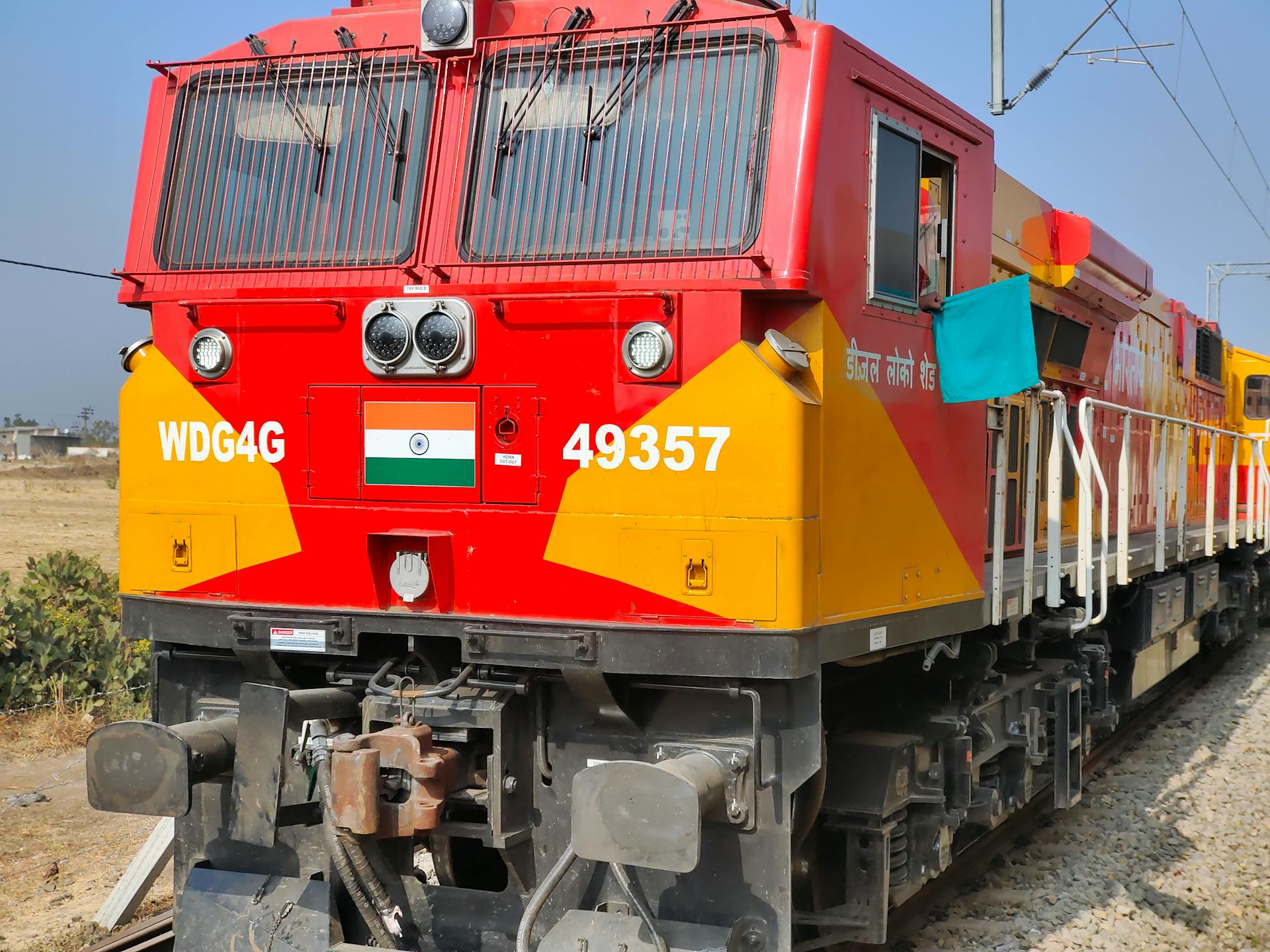 Indian Electric Locomotive Train