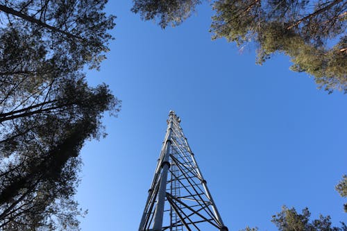 Communication Tower under Clear Sky