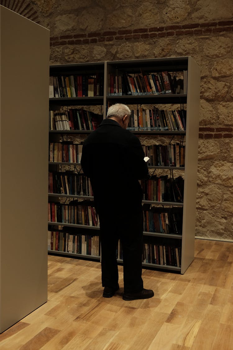 Man In Library