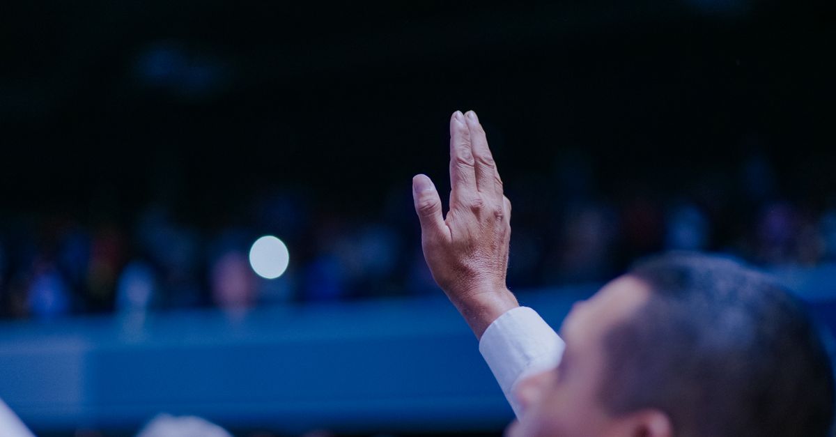 Man Hand Rais Raised Hand of Man · Free Stock Photo