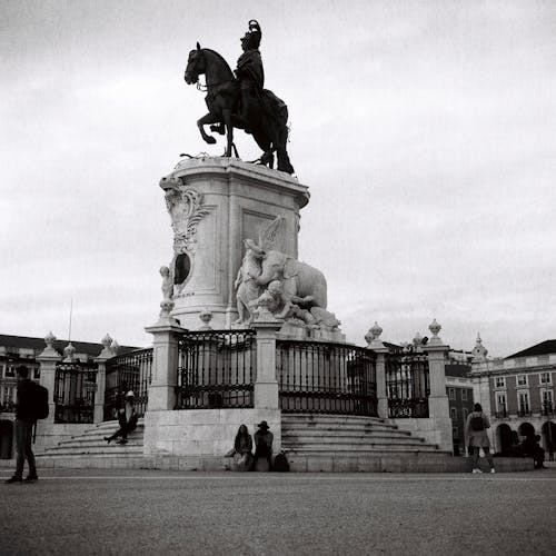 Miễn phí Ảnh lưu trữ miễn phí về Bồ Đào Nha, bức tượng, bức tượng cưỡi ngựa của d josé Ảnh lưu trữ