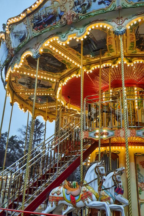 Free stock photo of amusement center, amusement park, carousel Stock Photo