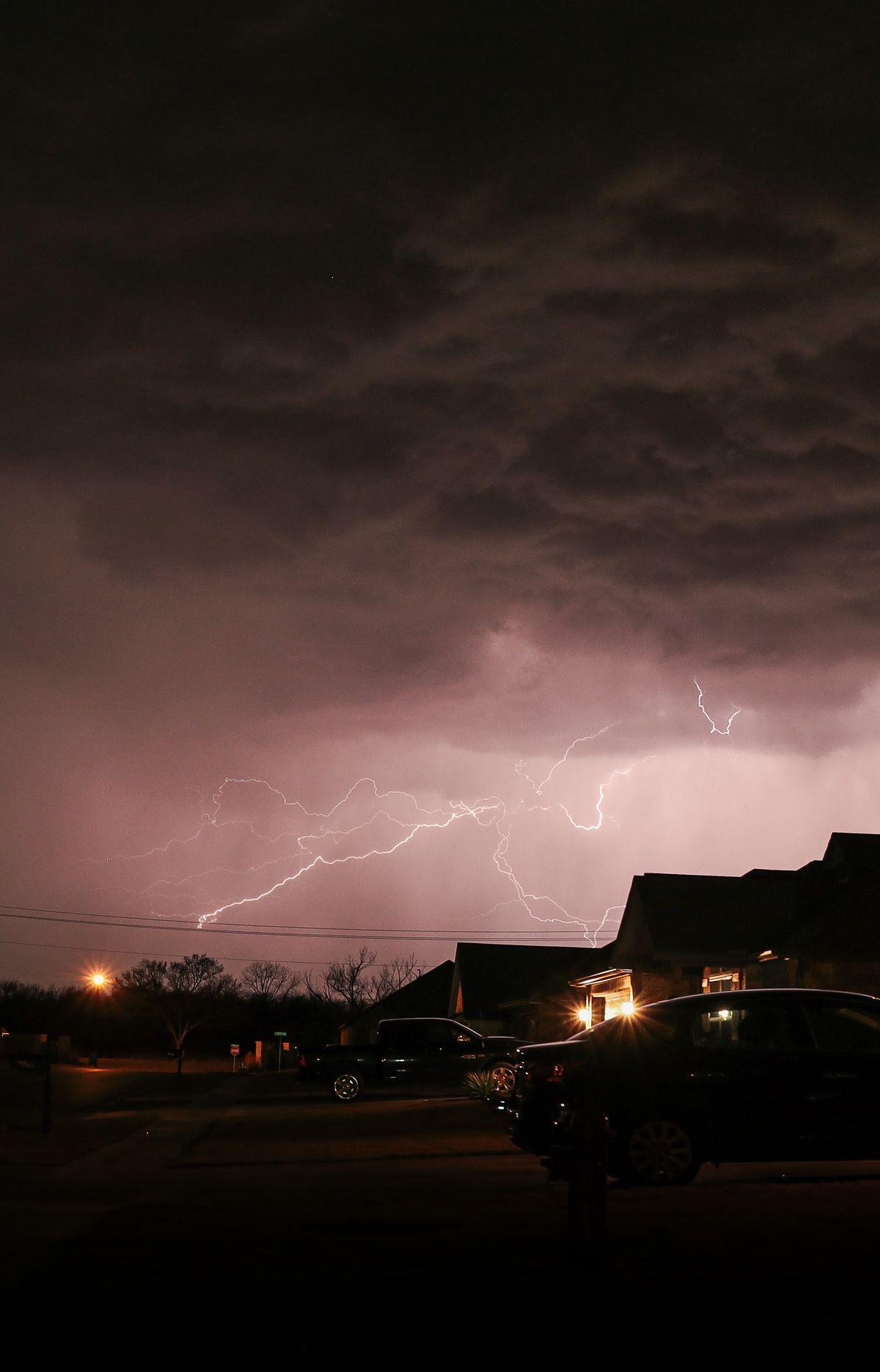 Lightning Strikes in the Night Sky · Free Stock Photo