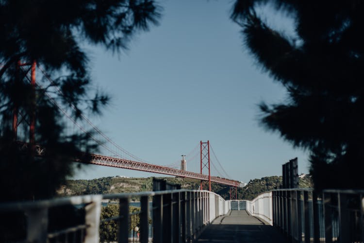 Red Metal Bridge