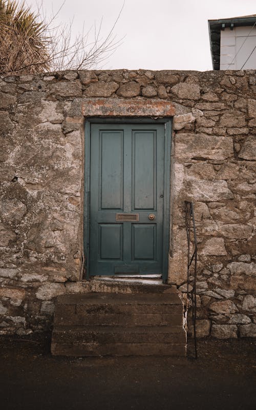 Door in Stone Wall
