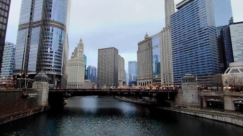 Free stock photo of chicago, chicago river, city skyline