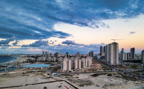 Clouds over City on Coast