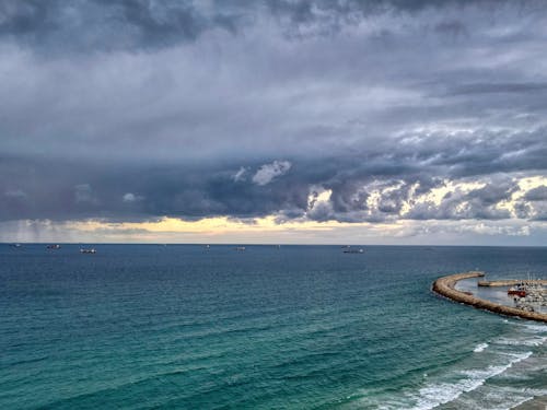 天氣, 岸邊, 海 的 免費圖庫相片