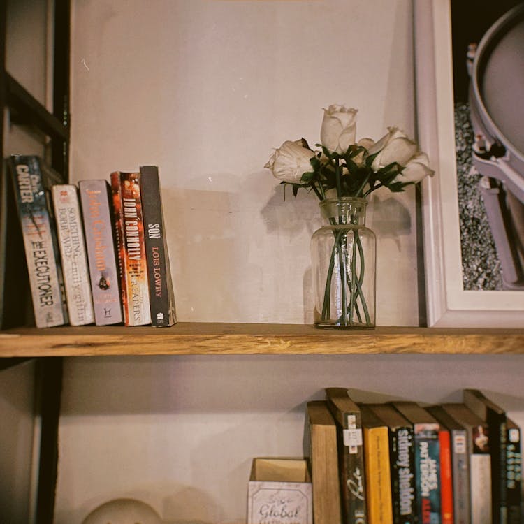 Books On A Shelf