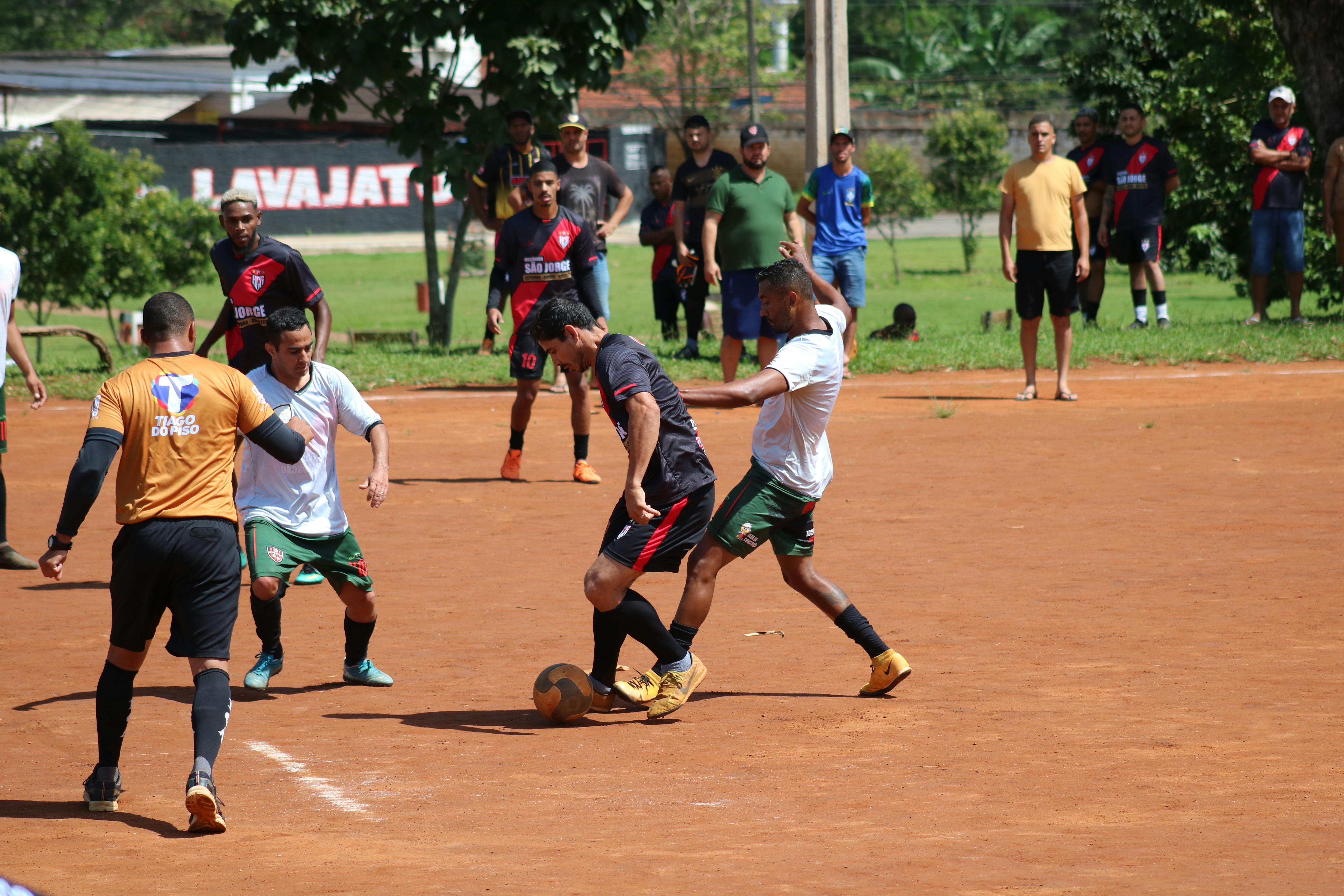 people playing soccer