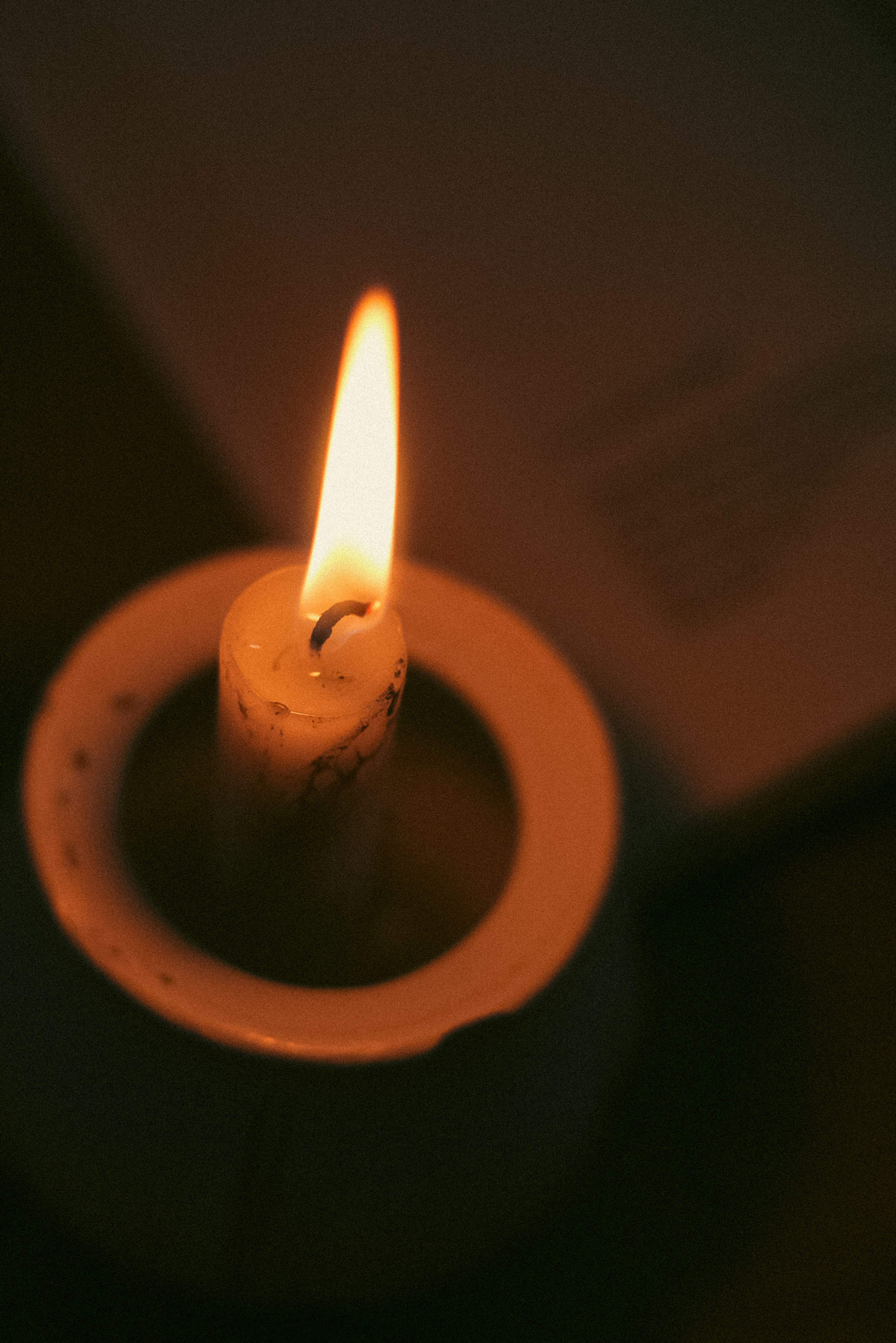 Close Up Photo of a Lighted Candle · Free Stock Photo