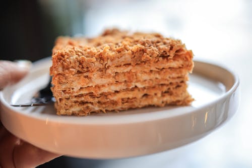 Close up of a Cake on a Plate 