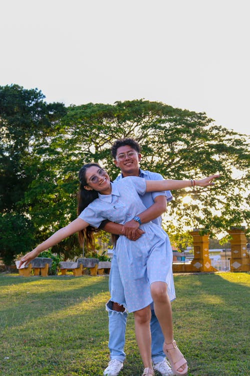 Portrait of Cheerful Couple