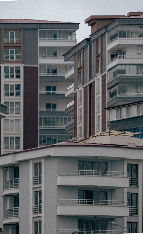 Free Modern Block of Flats in City  Stock Photo