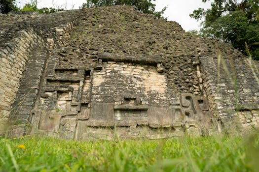 Explore the ancient Mayan ruins at Xunantunich, a historic site in Belize showcasing Pre-Columbian architecture.