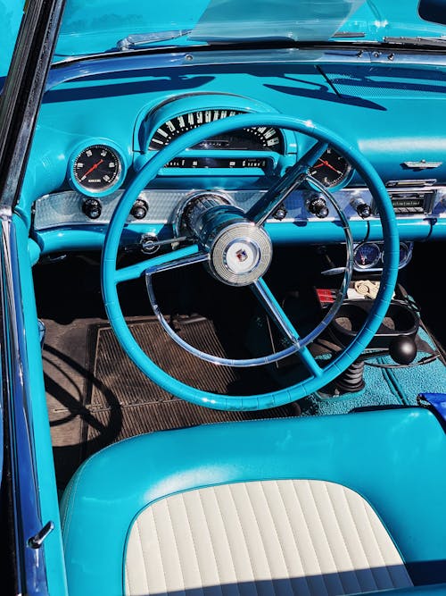Δωρεάν στοκ φωτογραφιών με ford thunderbird, vintage, ανοιχτό αυτοκίνητο