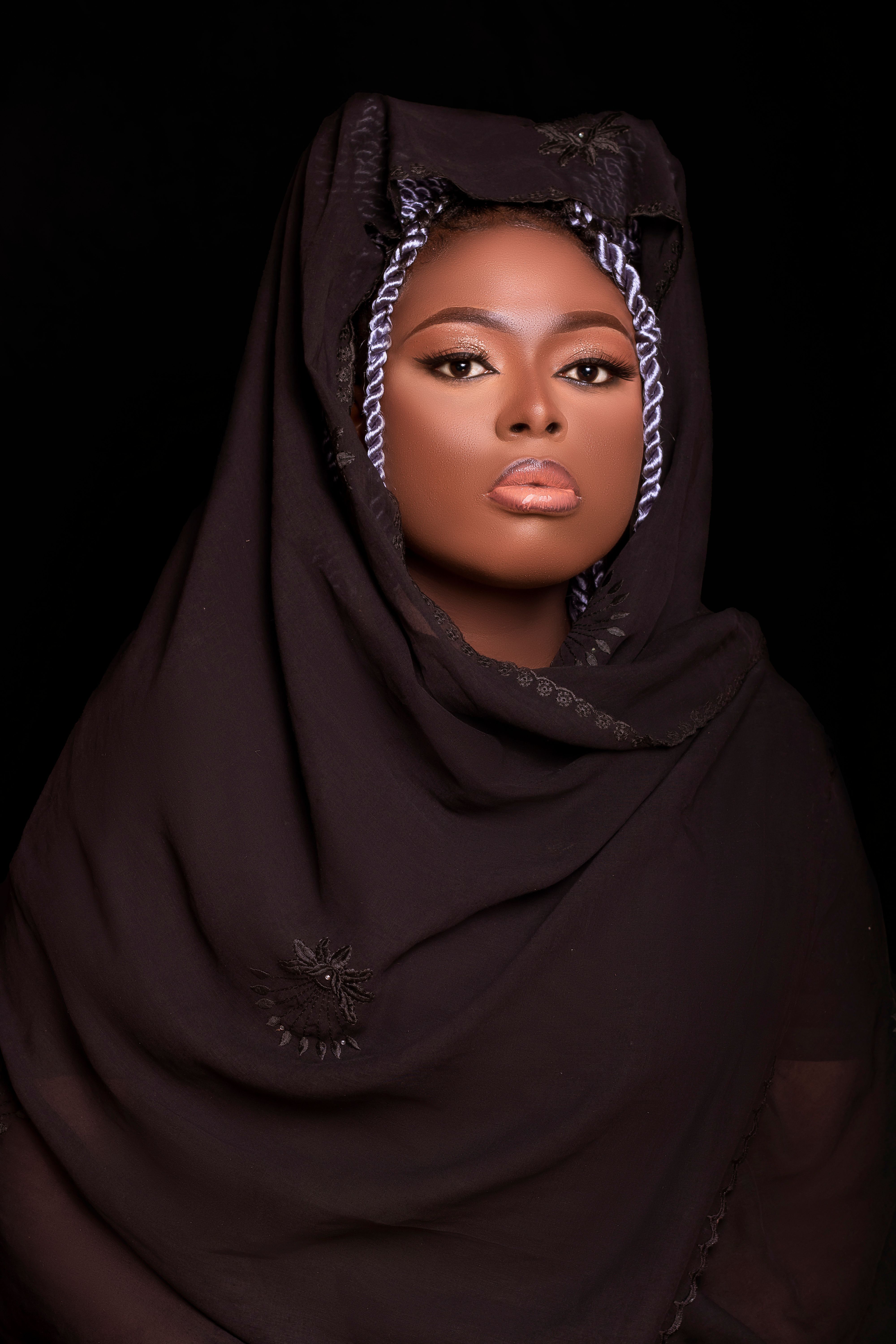 Woman in Black Veil · Free Stock Photo