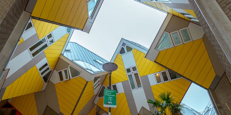 Las casas cubo de Róterdam