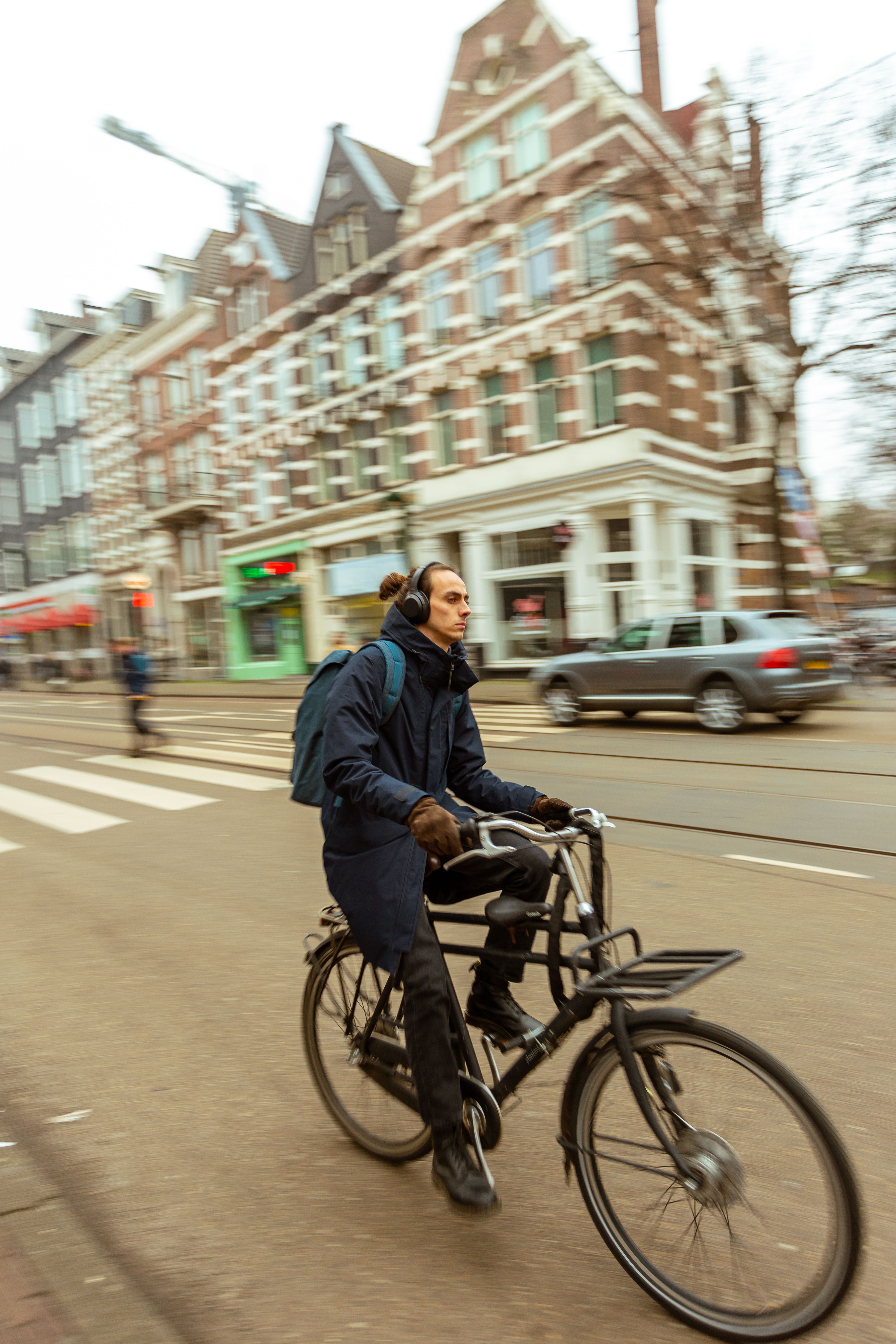 Dagelijks gebruik van een zakelijke leasefiets in de stad