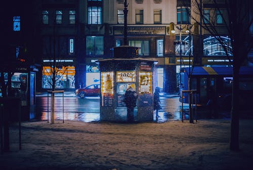 Foto profissional grátis de Cabine, com frio, inverno