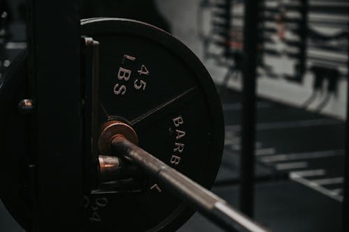 Gratis stockfoto met detailopname, gewicht plaat, gymzaal