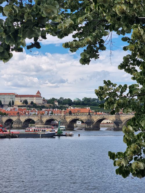 Foto stok gratis bahtera, czechia, jembatan