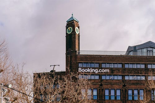 Brown Brick Building with Clock Tower